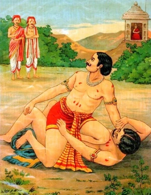 Bhima kills Jarasandha